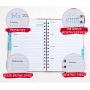 2024 week/daily plan sprial notebook